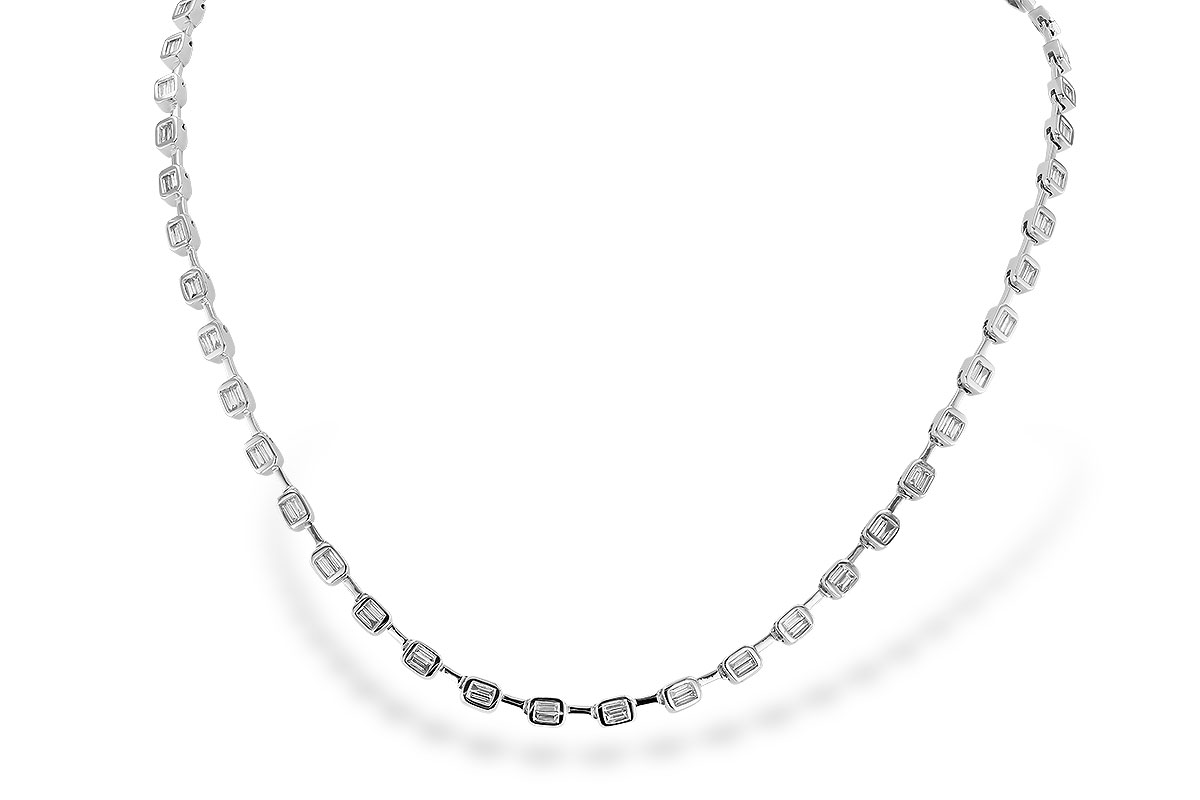 G319-96044: NECKLACE 2.05 TW BAGUETTES (17 INCHES)