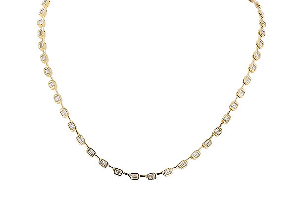 G319-96044: NECKLACE 2.05 TW BAGUETTES (17 INCHES)