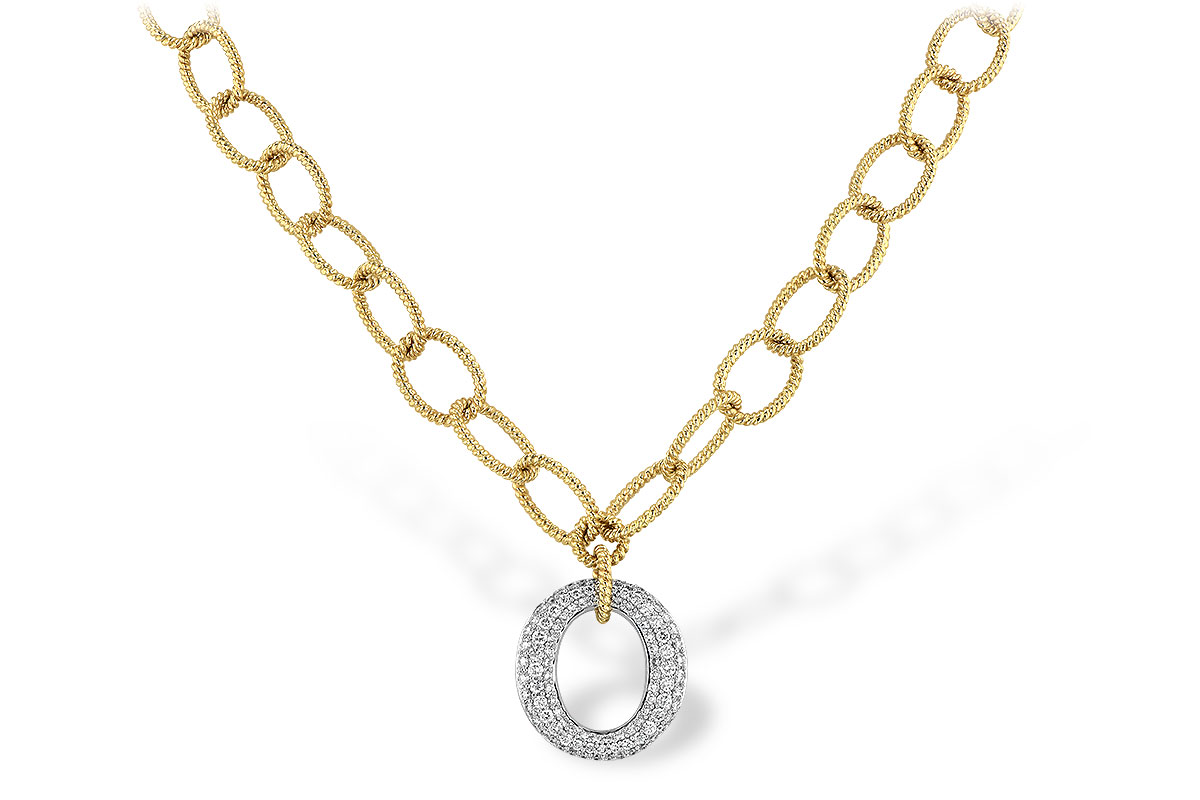 L236-28762: NECKLACE 1.02 TW (17 INCHES)