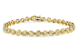 A320-89709: BRACELET 2.15 TW FANCY CUT DIAMONDS