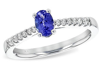 B236-35099: LDS RG .47 TANZANITE .62 TGW