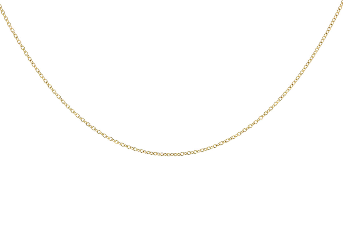 B319-97854: CABLE CHAIN (18IN, 1.3MM, 14KT, LOBSTER CLASP)