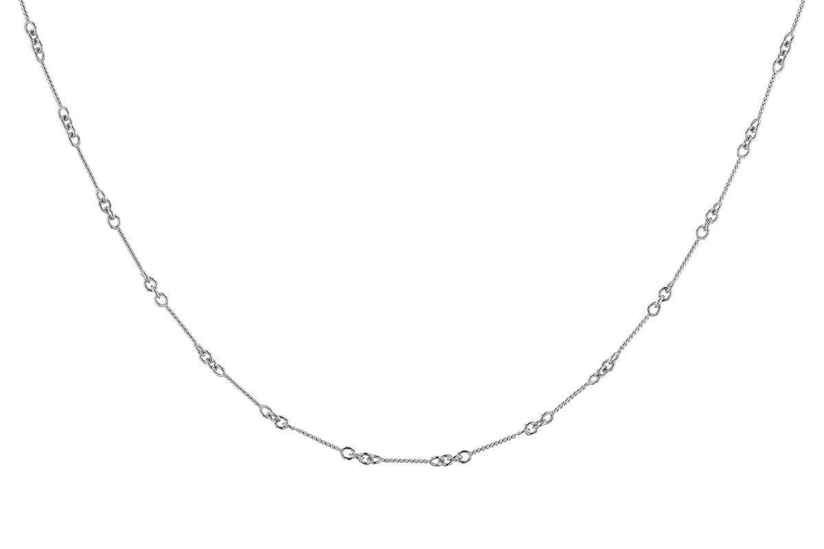C319-96990: TWIST CHAIN (18IN, 0.8MM, 14KT, LOBSTER CLASP)