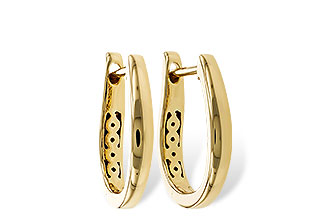C320-87890: GOLD EARRINGS (15MM)