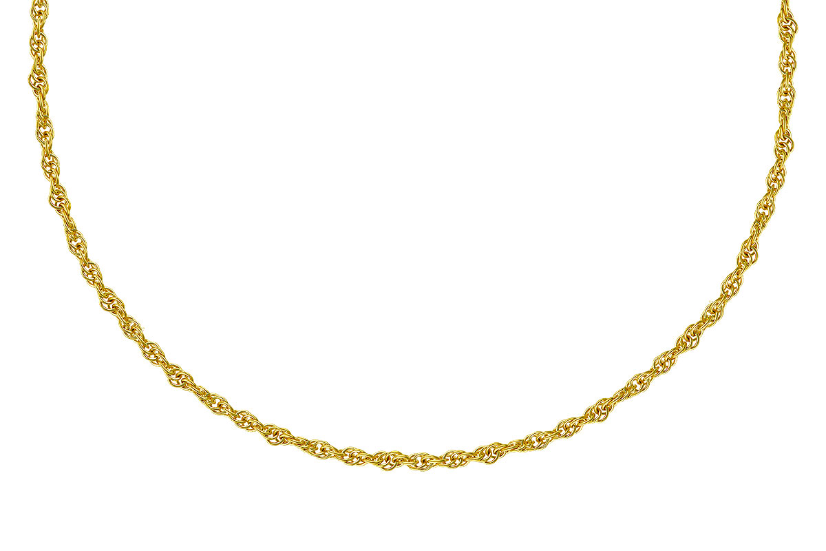 D319-96999: ROPE CHAIN (8IN, 1.5MM, 14KT, LOBSTER CLASP)