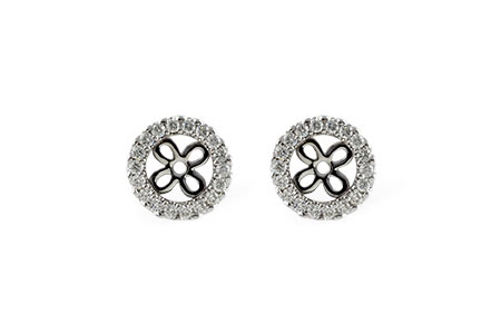 E233-58745: EARRING JACKETS .24 TW (FOR 0.75-1.00 CT TW STUDS)