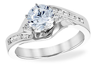 F233-56990: LDS SEMI DIA RG .24 TW