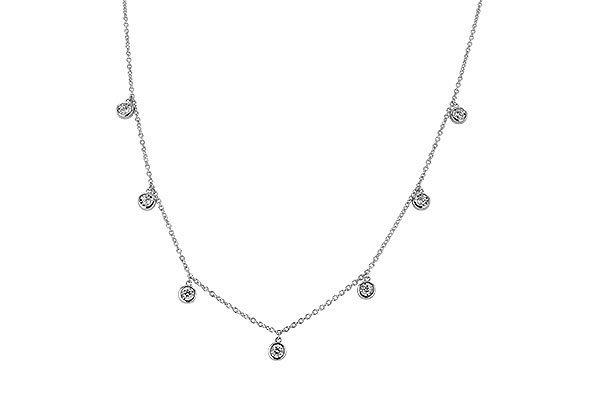 G319-98772: NECKLACE .32 TW (18")
