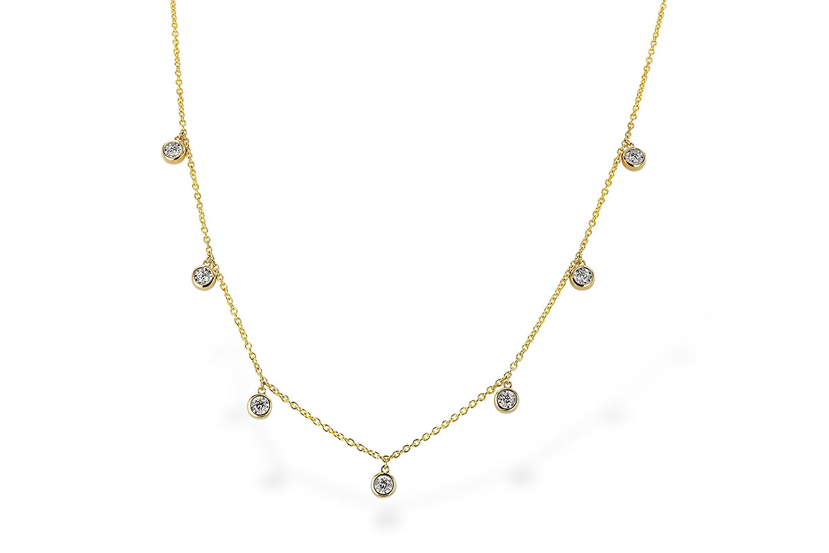 G319-98772: NECKLACE .32 TW (18")