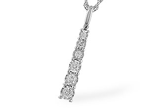 K319-99653: NECKLACE .25 TW
