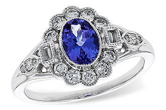K320-83335: LDS RG .80 TANZANITE 1.20 TGW (7x5MM OV)